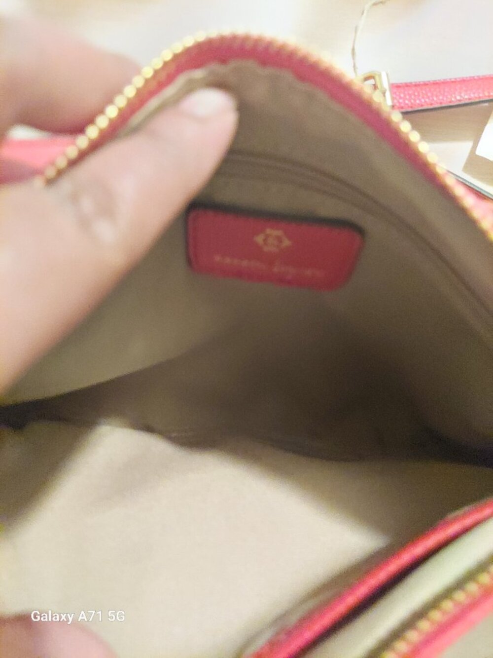Nanette Lepore Red and Gold Crossbody for @chatwthisorthat - Picture 8 of 10